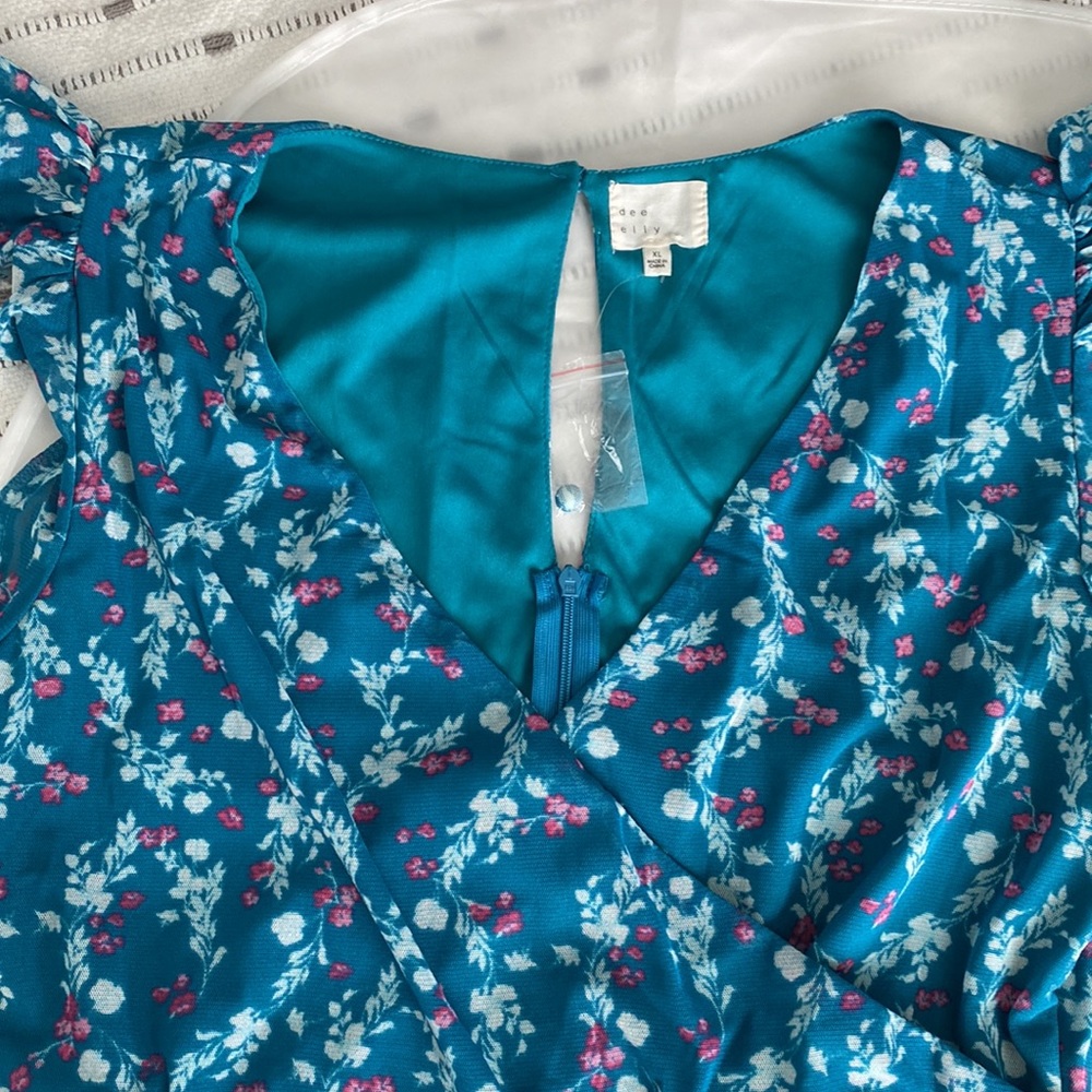 Floral ruched maxi dress